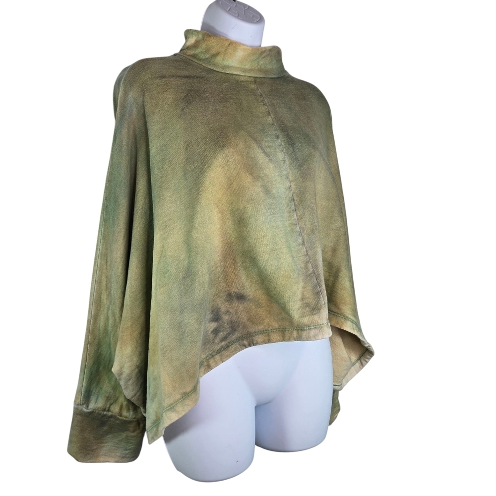 Eckhaus Latta HAND‑DYED Art To Wear Oversized Sweatshirt  Made in USA Tie‑Dye